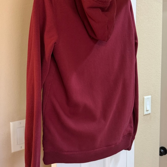 Hollister Burgundy Zip-Up Hoodie - Picture 10 of 11